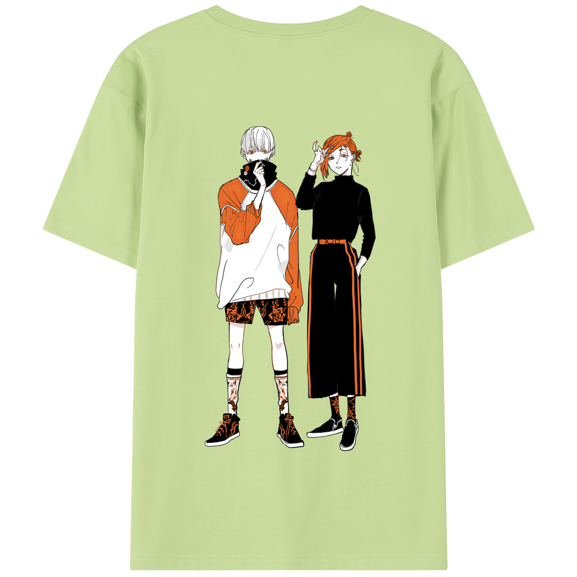 （画像用） 呪術廻戦 Jujutsu Kaisen 綿100％半袖Tシャツ（背面プリント）